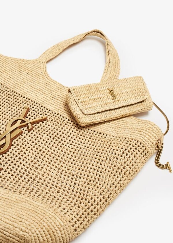 Bolsa YSL Icare em Rafia - Image 2