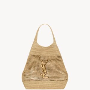 Bolsa YSL Icare em Rafia