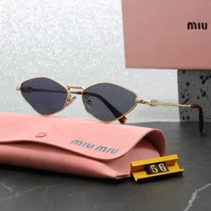 MIUMIU Eyewear - Óculos de sol geométrico com logo